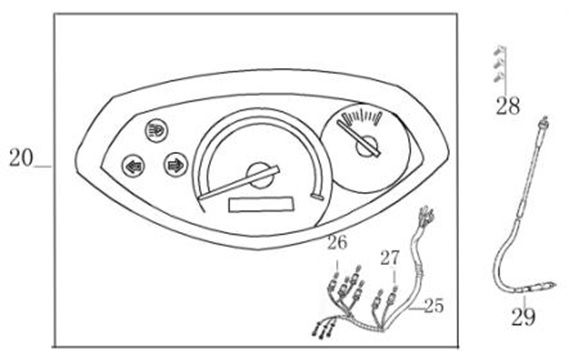 Cockpit-Teller Chiny Zip ciemnoniebieski