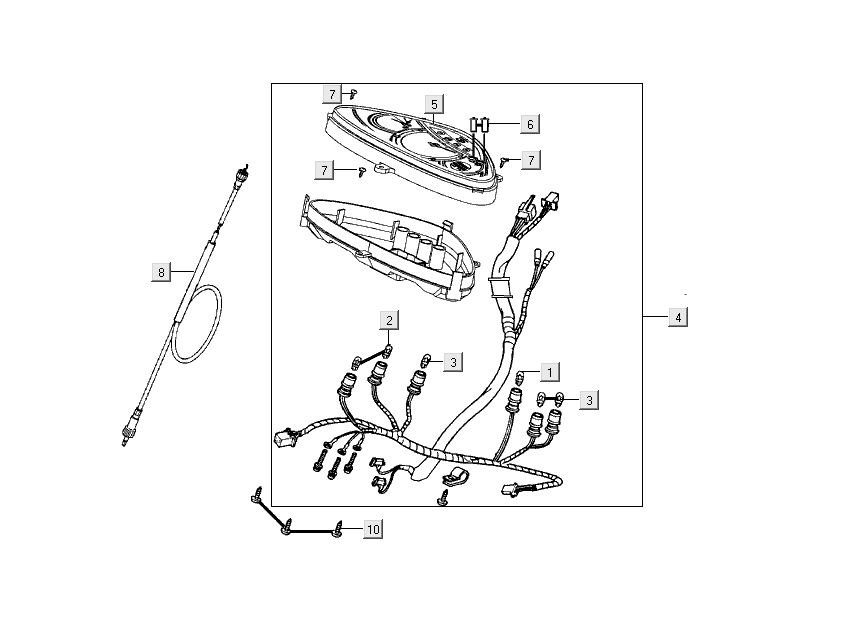 Kabina Kymco People S 4-suwowy diament czarny