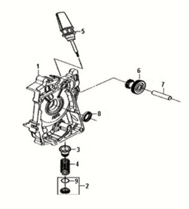Pokrywa obudowy korby Sym Fiddle III 50 E3