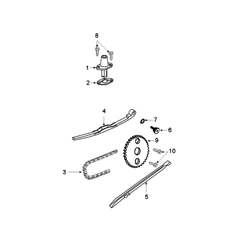 Dystrybucja Peugeot Kisbee niebieski
