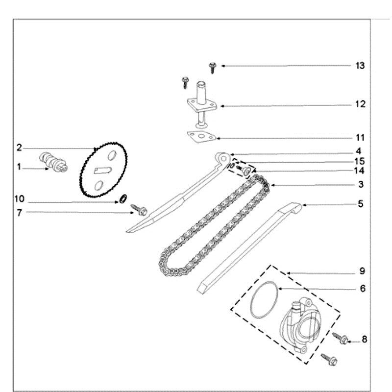 Dystrybucja Peugeot Speedfight 3 4-suwowy Czerwony