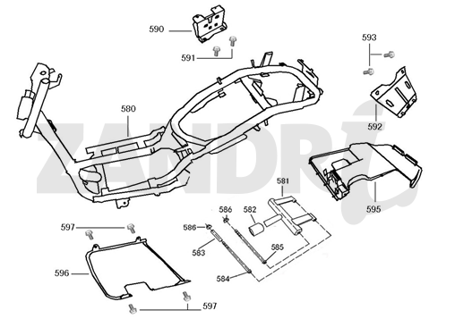 Różne części BTC Riva Sport czarny