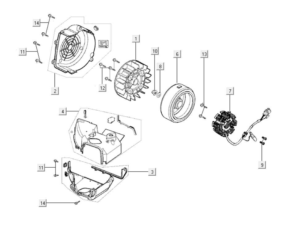 Alternator - Generator Kymco Like 125cc