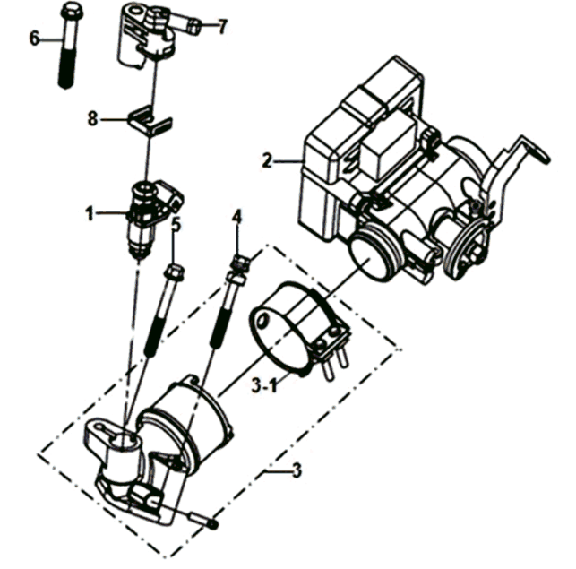ECU Sym Jet 14 125I E4