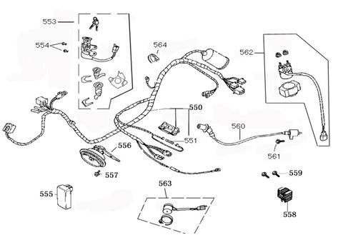 Części elektryczne China Joy brązowy