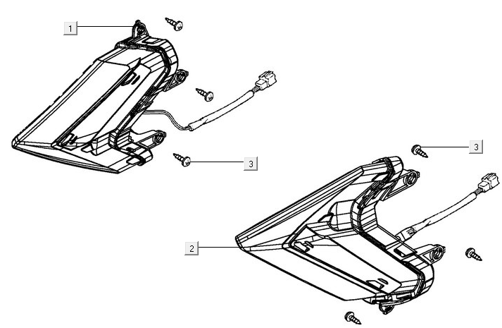 Kierunkowskazy przednie Kymco New Downtown 350I ABS