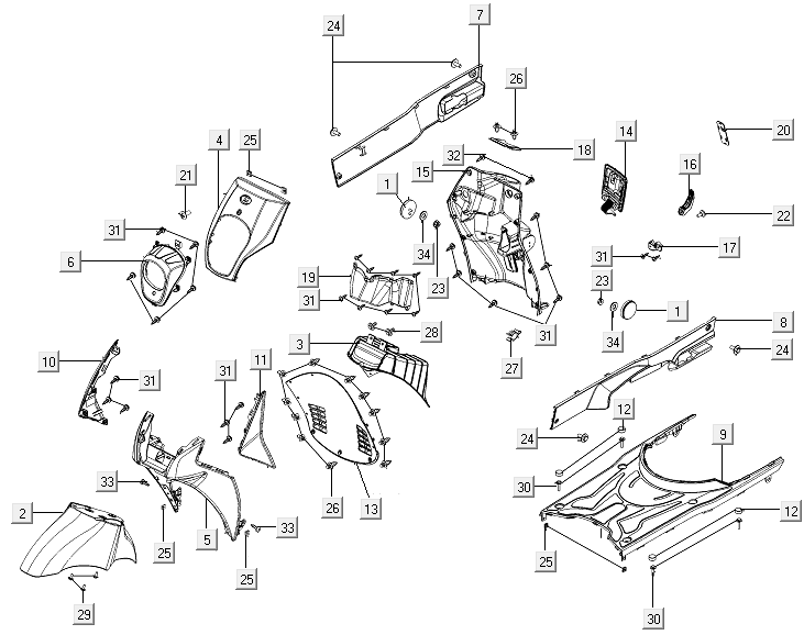 Kapelusiu Kymco E-Vitality