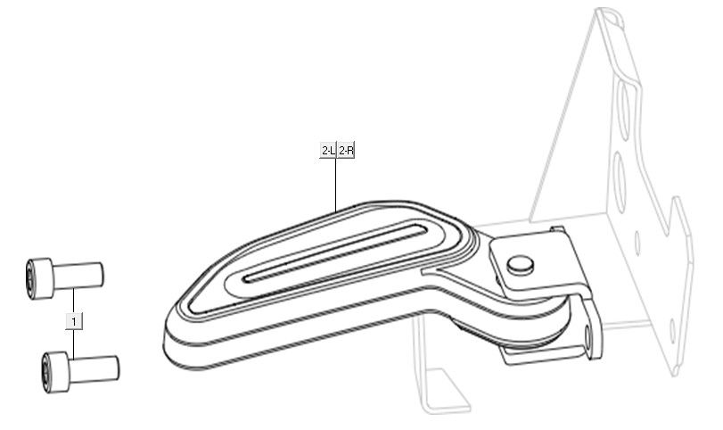 Podnóżek Niu NQI Cargo