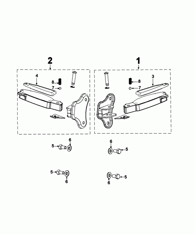 Podnóżek Peugeot Django