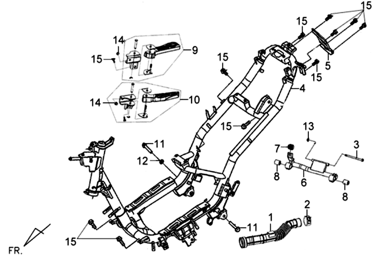 Ramka Sym Jet 4 (R086) czerwony