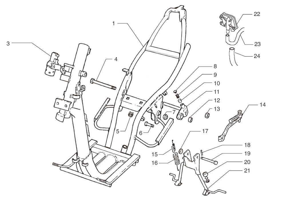Ramka Beta Ark-k AC żółto-niebieska 2-suwowa