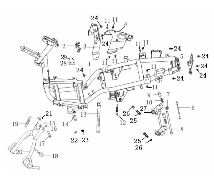 Ramka Generic Ideo niebieska 2007 2-suwowy