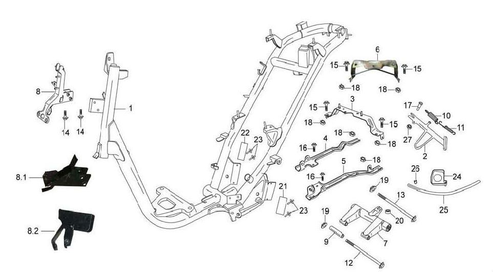 Ramka Sachs 49er 4-suwowy