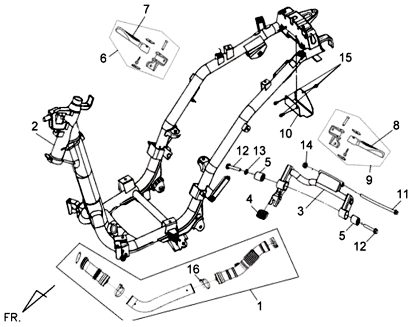 Ramka Sym Symphony SR (BK5560) czarna