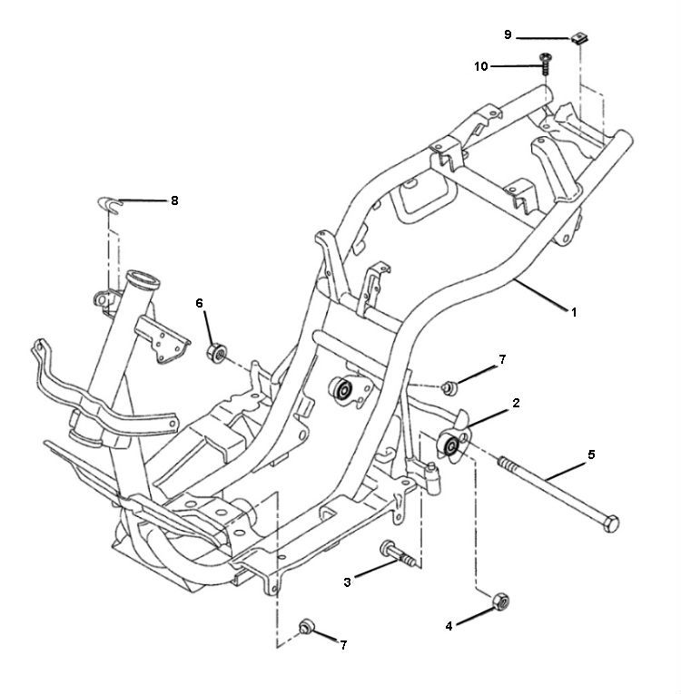 Ramka Yamaha Bw 2-suwowa