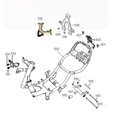 Ramka Znen Ślimak czarny