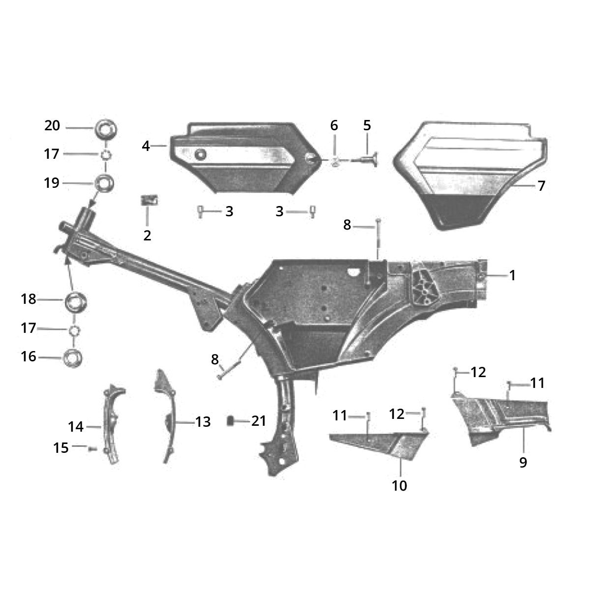 Rama Zundapp C50 Sport 517-21LA