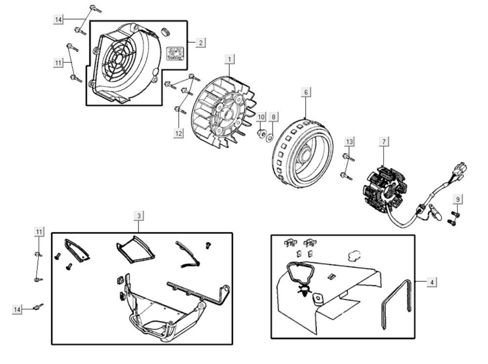 Generator Kymco Like 200i Czarny