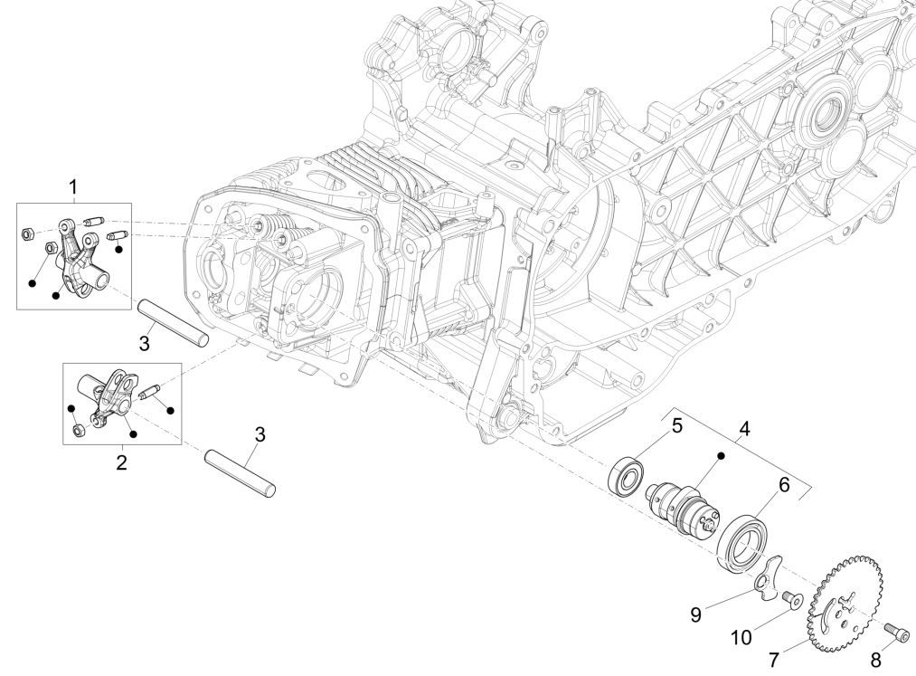 Piaggio Liberty 125 4-suwowy 3V IE ABS pomoc w równoważeniu grupy (IGET Euro 5)