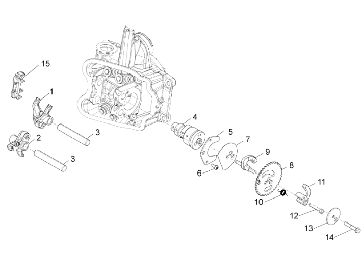 Wsparcie Równoważenia Grupy Piaggio Beverly 350 E3 Sport Touring 2013-2014