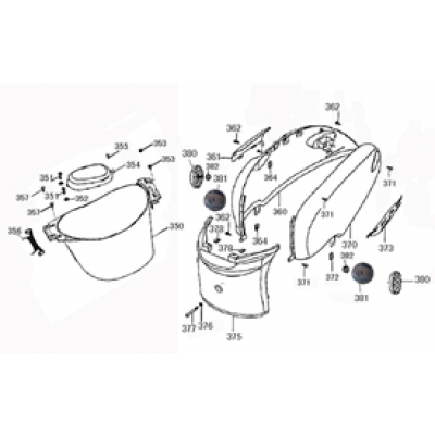 Torba na kask - Caps Benzhou YY50QT-15 krem