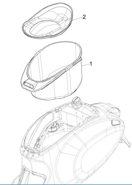 Taca na kask Vespa Primavera 125 4T 3S IE ABS 
