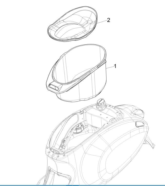 Skrzynka na kask Vespa Sprint 125 4T 3S IE ABS
