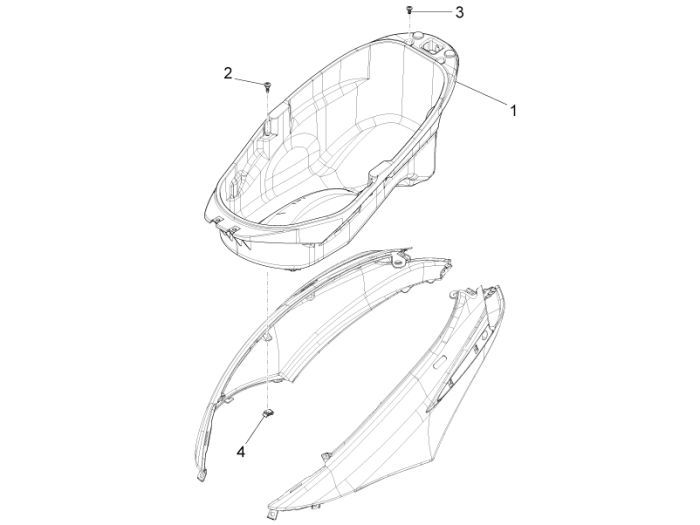 Buddybak Piaggio New Fly 4-suwowy 4-zawór