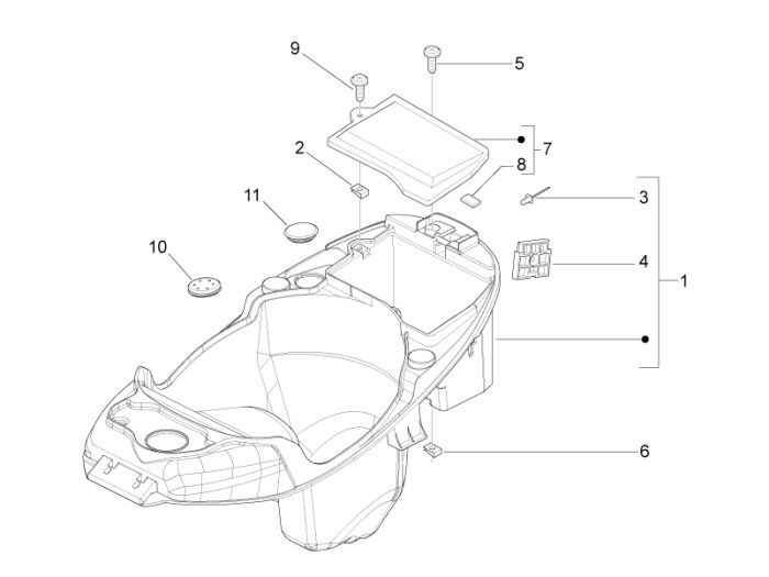 Buddybox Piaggio Liberty 4-suwowy