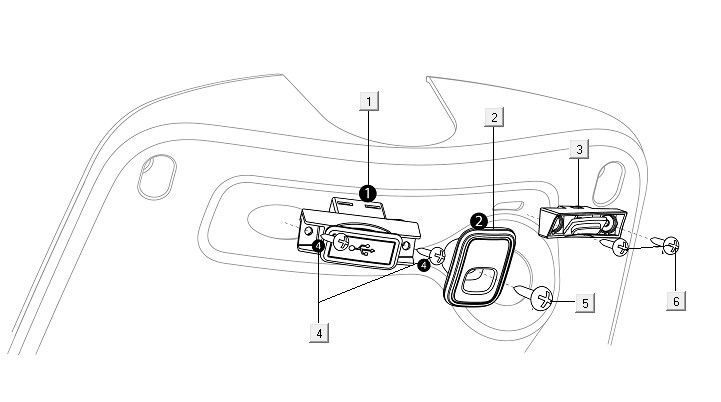 Hak do torby - usb Niu M1