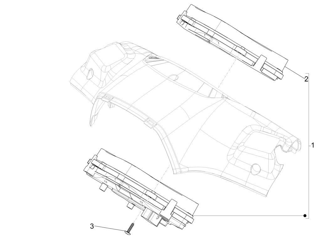 Grupa instrumentów - Cruscotto Vespa Sprint 125 4T 3S IE ABS