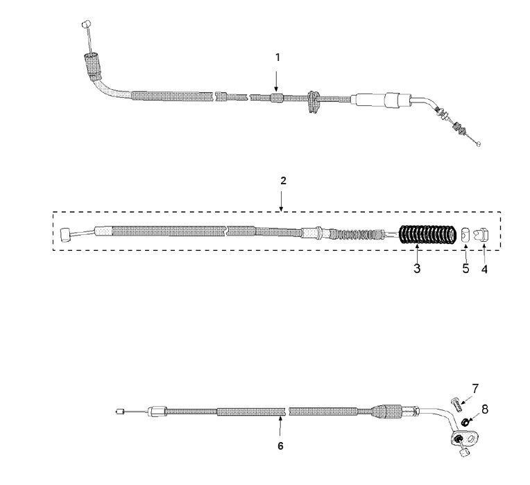 Kable Peugeot Tweet 4-suwowy