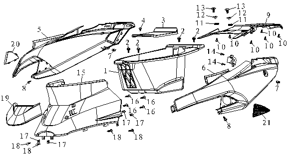 Chapdels-Buddy Box Chiny lis czerwony połysk