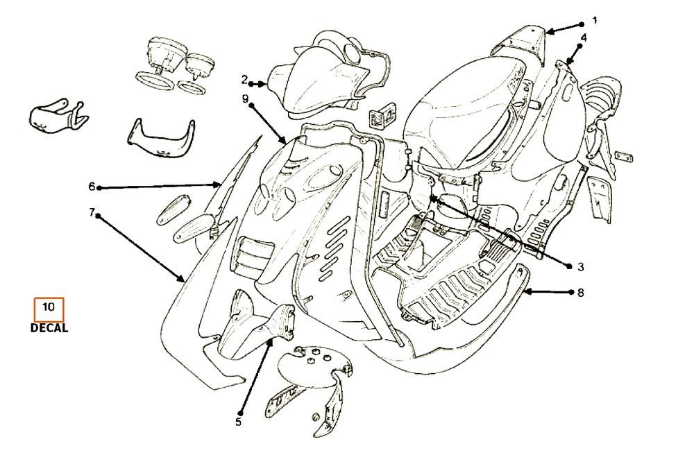 Caps 2 Beta Ark-k LC żółty 2008 2-suwowy