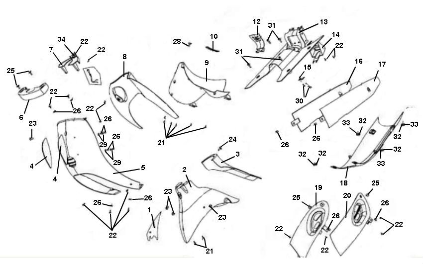 Okapy Agm Retro 4-suwowe