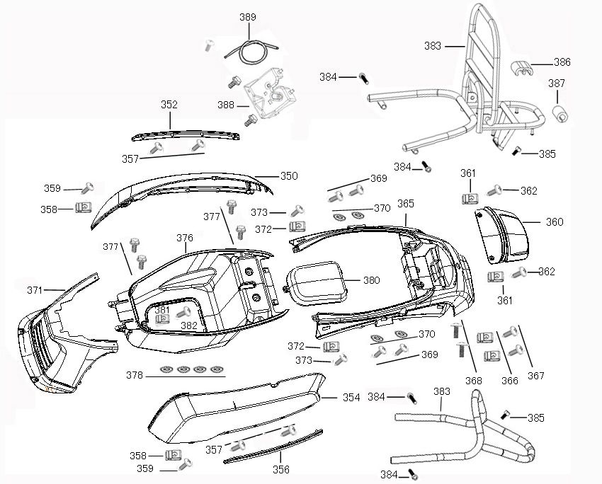 Kapdelen Benzhou ZN50QT-36 szampan