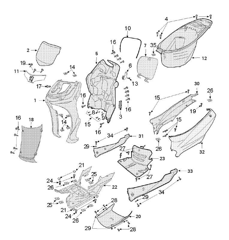 Kapdelen Peugeot Tweet 4-suwowy