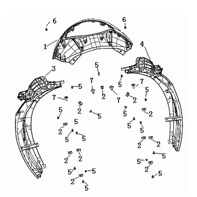 Części nasadki do Generic Roc silver 2010 2-suwowy
