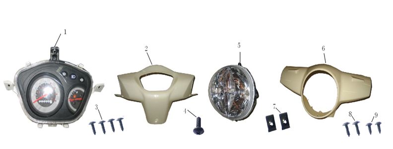 Przebieg - Reflektor Turbo Cx-50 4-suwowy