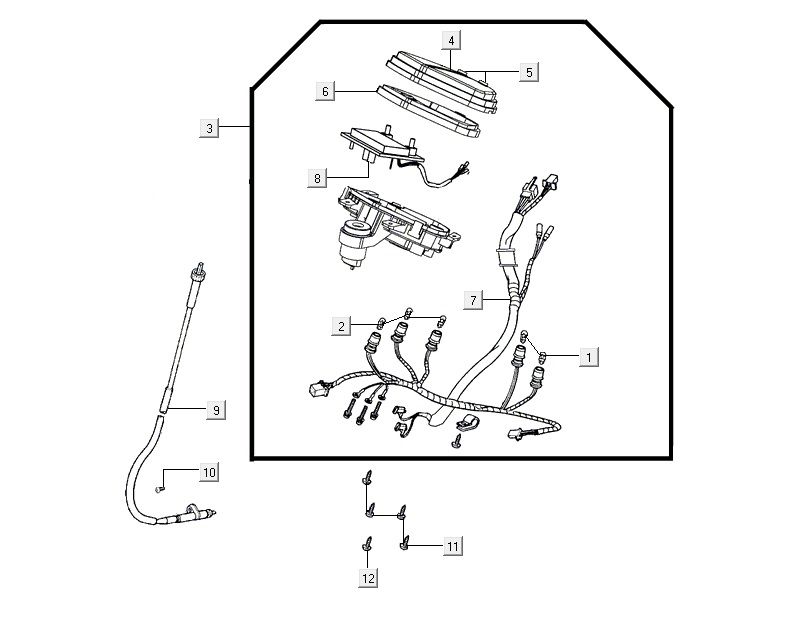 licznik kilometrów AGILITY 16+ 4T 200i Matt Metallic Jasnoniebieski