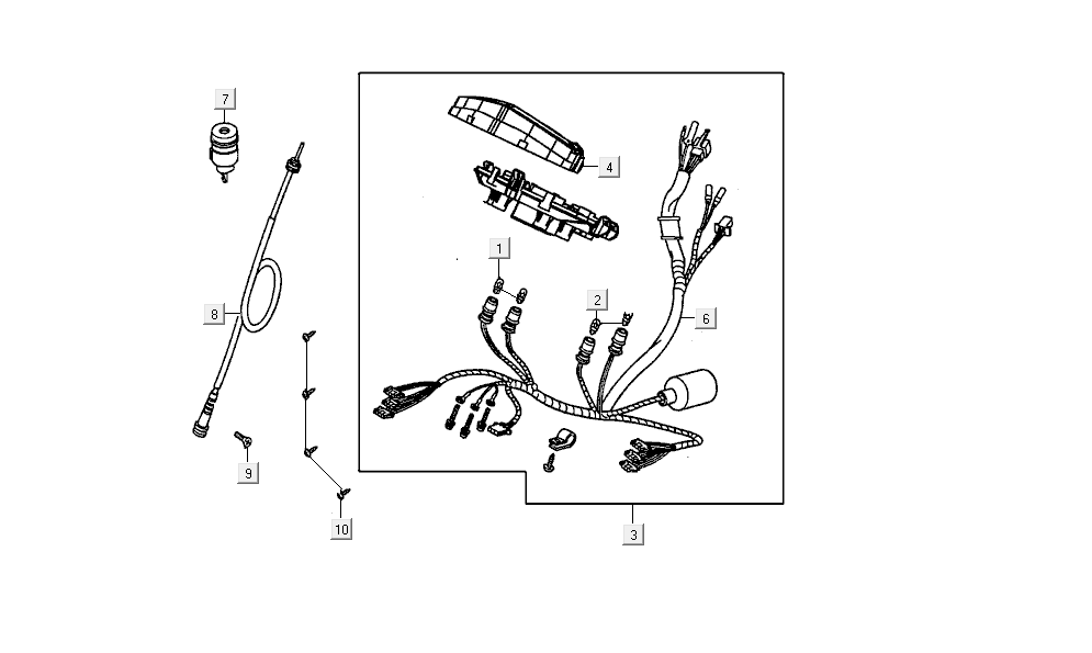 Drogomierz Kymco Agility Delivery 4-suwowy euro4 biały