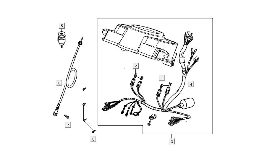 Prędkościomierz Kymco Agility FR 12