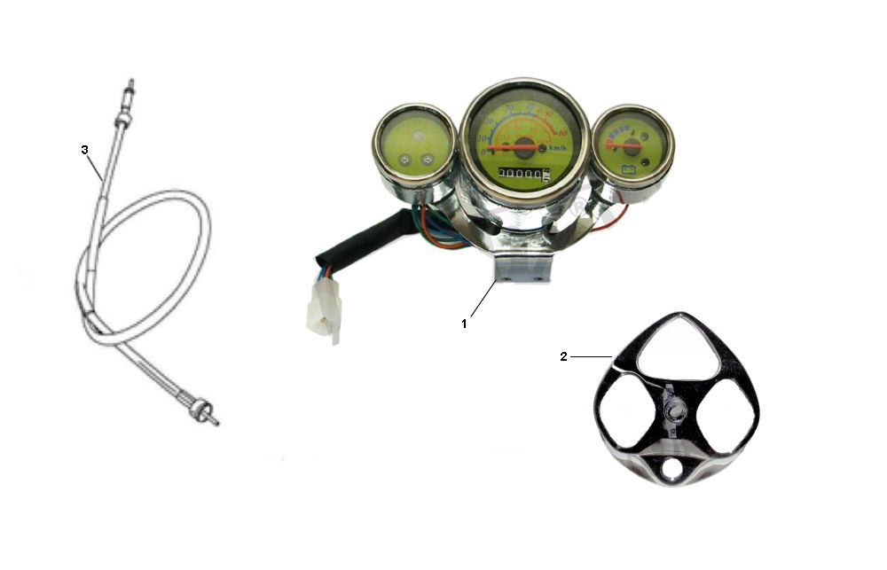 Licznik kilometrów Rover Fun 4-suwowy