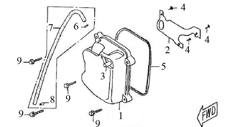 Pokrywa zaworu Lintex Retro 125cc