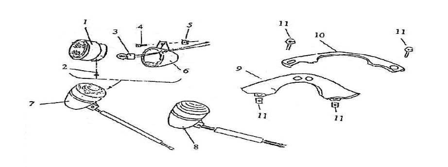 Wskaźniki AGM Retro 125cc