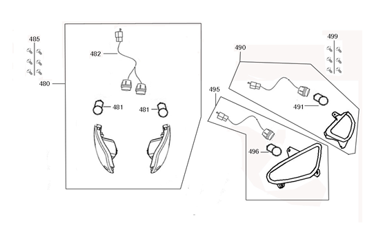 Wskaźniki Chiny Classic S ciemnoniebieskie