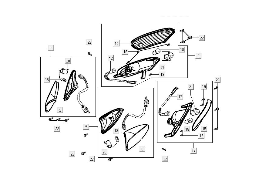 Wskaźniki Kymco Grand Dink 2-suwowy Tytan