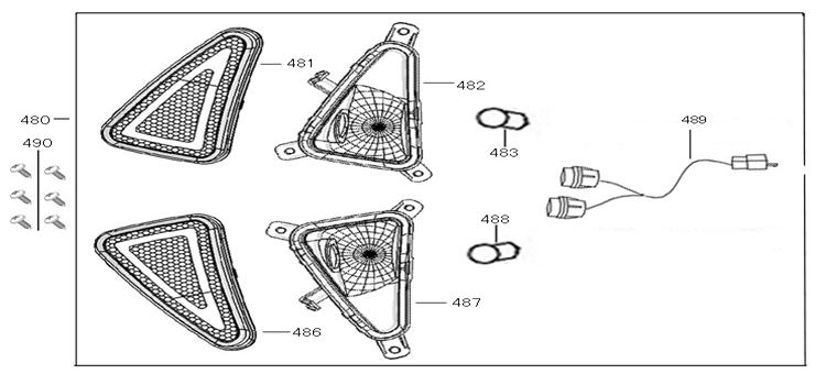 Migające lampki Znen Revival kreme szary