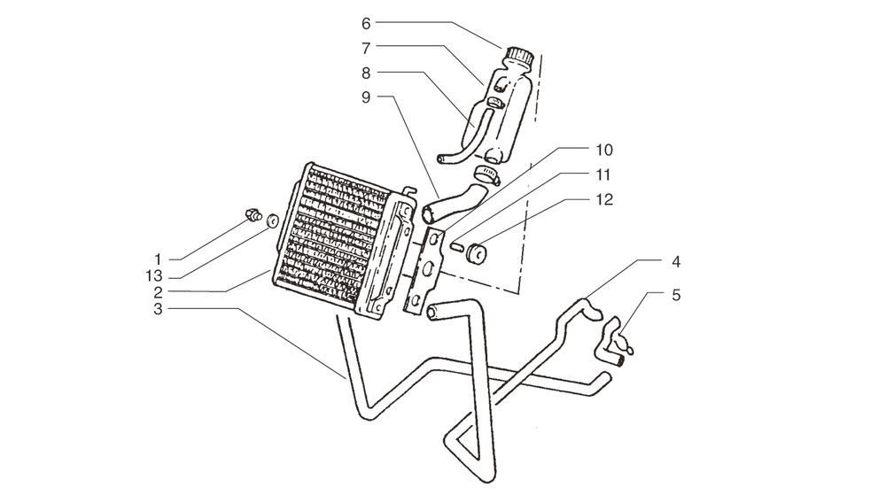 System chłodzenia Beta Ark-tribe LC pomarańczowy 2009 2-suwowy