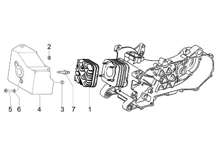 Filtr oleju Piaggio Zip 2000 2-suwowy AC